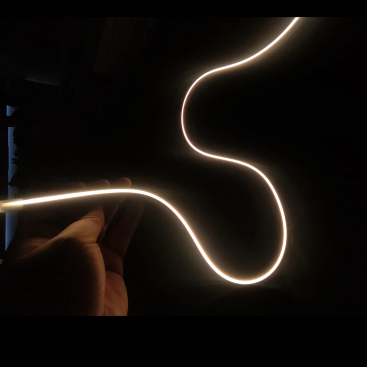 good quality super slim 4mm W silicon led neon flex strip light for kitchen cabinet lighting