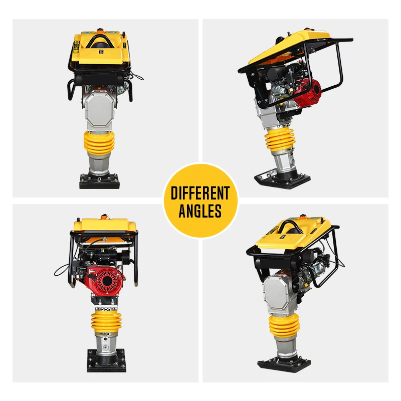 New Design Durable Vibrating Rammer Plate Compactor 13KN Honda Gasoline Engine From China Manufacture