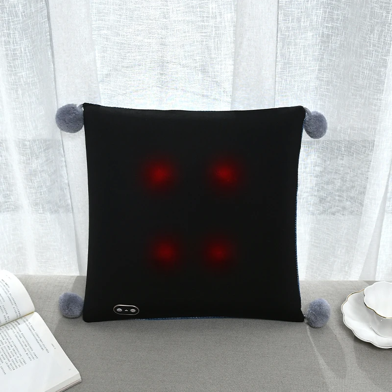 
Electric Multi Purpose Massage Pillow Massage Cushion with Heat for FOOT LEG BACK NECK Pain Relief Sciatica Pain Relief Pillow M 