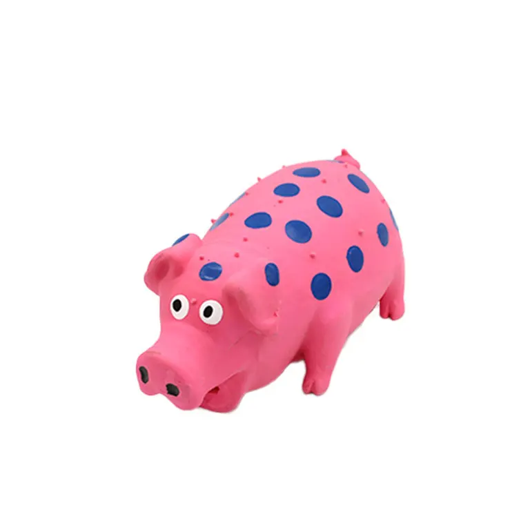 Lovely pig shapes ultra-durable Innovational Latex Chewing Dog Toys