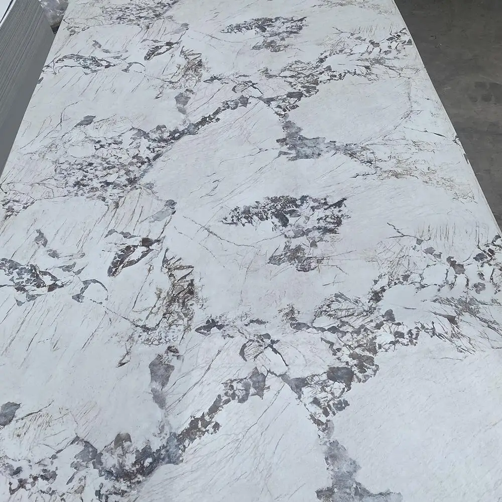 Factory Price Wall Material Pvc Sheet Decorative Stone Wall Panels Pvc Sheet For Kitchen Cabinet