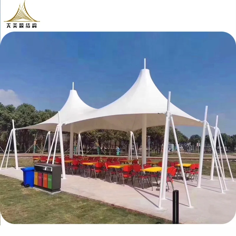 PVDF tensile fabric roof architecture membrane pergola