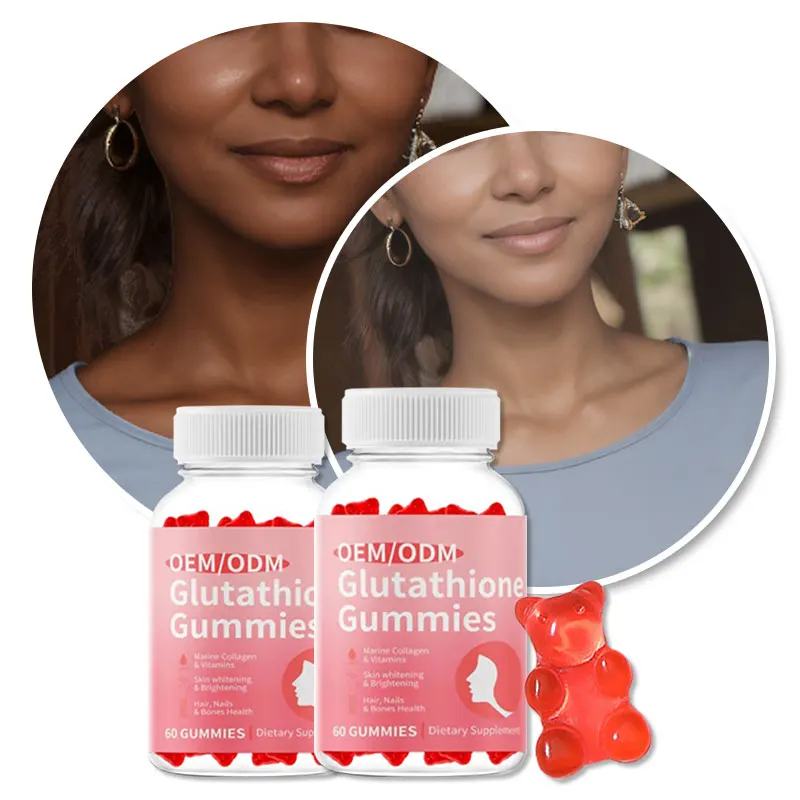 Skin Whitening Soft Candy Special Label Natural Glowing Pill Skin Supplement Anti Aging Whitening Soft Candy