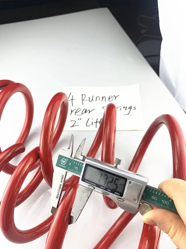 Аксессуары для внедорожников 4x4, задние пружины 2 дюйма, подъемные спиральные пружины для Toyota 4 runner