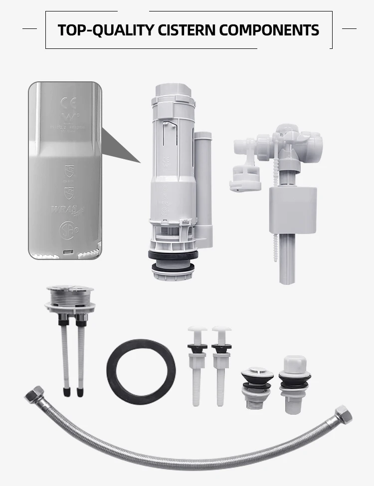 Watermark Inodoro Fashion Rimless Washdown Ceramic Water Closet Commode Two-piece Round Toilet