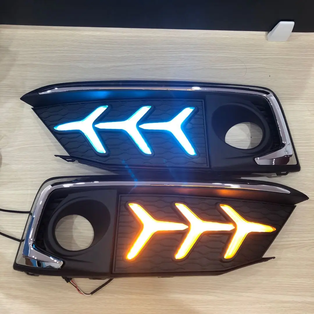 Factory LED Daytime Running Light for Honda Civic 2019 2020 2021 DRL Civic Fog Lamp Cover Light Head Light