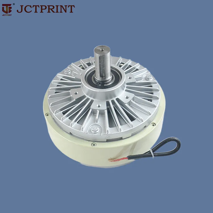 Magnetic powder electromagnetic brake for winder and rewinder