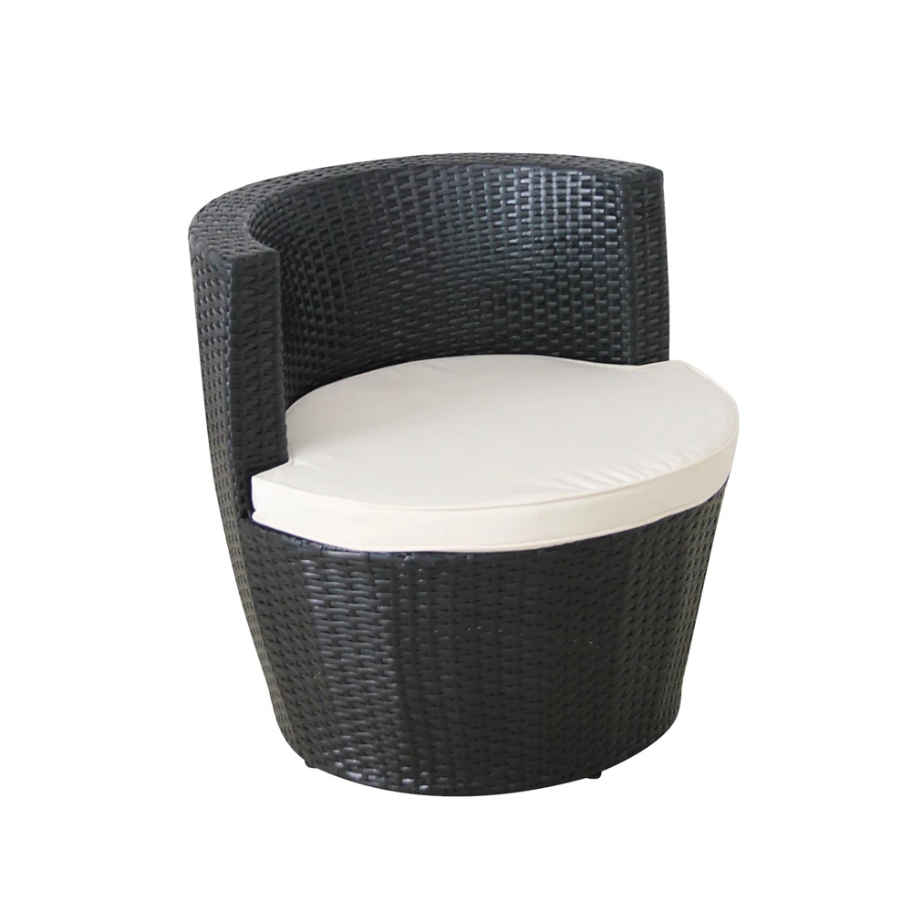 
3pcs Bottle Chair set for small balcony outdoor table chair set rattan furniture space saving furniture 