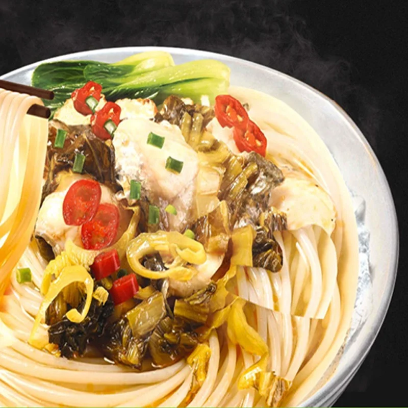 
Self heating cooked OEM food spicy noodles chinese instant noodle 