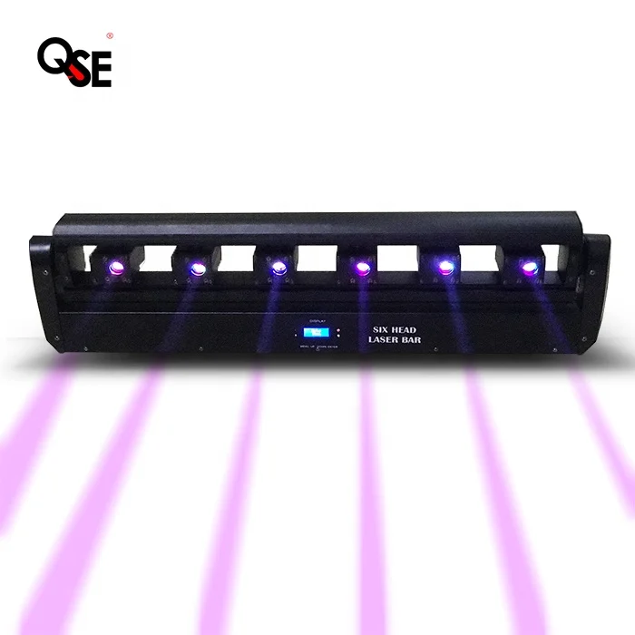 6* 500mW RGB Fulcolor skynet laser effect moving head laser lighting