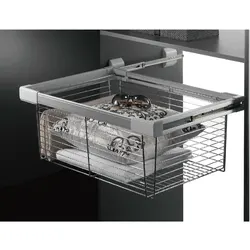 Аксессуары для шкафа выдвижная скользящая корзина для хранения шкафа экологически чистые многофункциональные мелочи <± 5 мм () в наличии