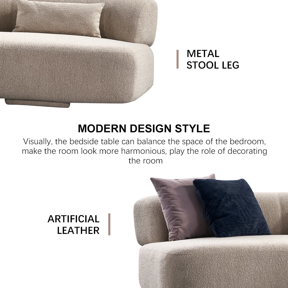 Hot Sales Three Seats Fabric Sofa For Living Room
