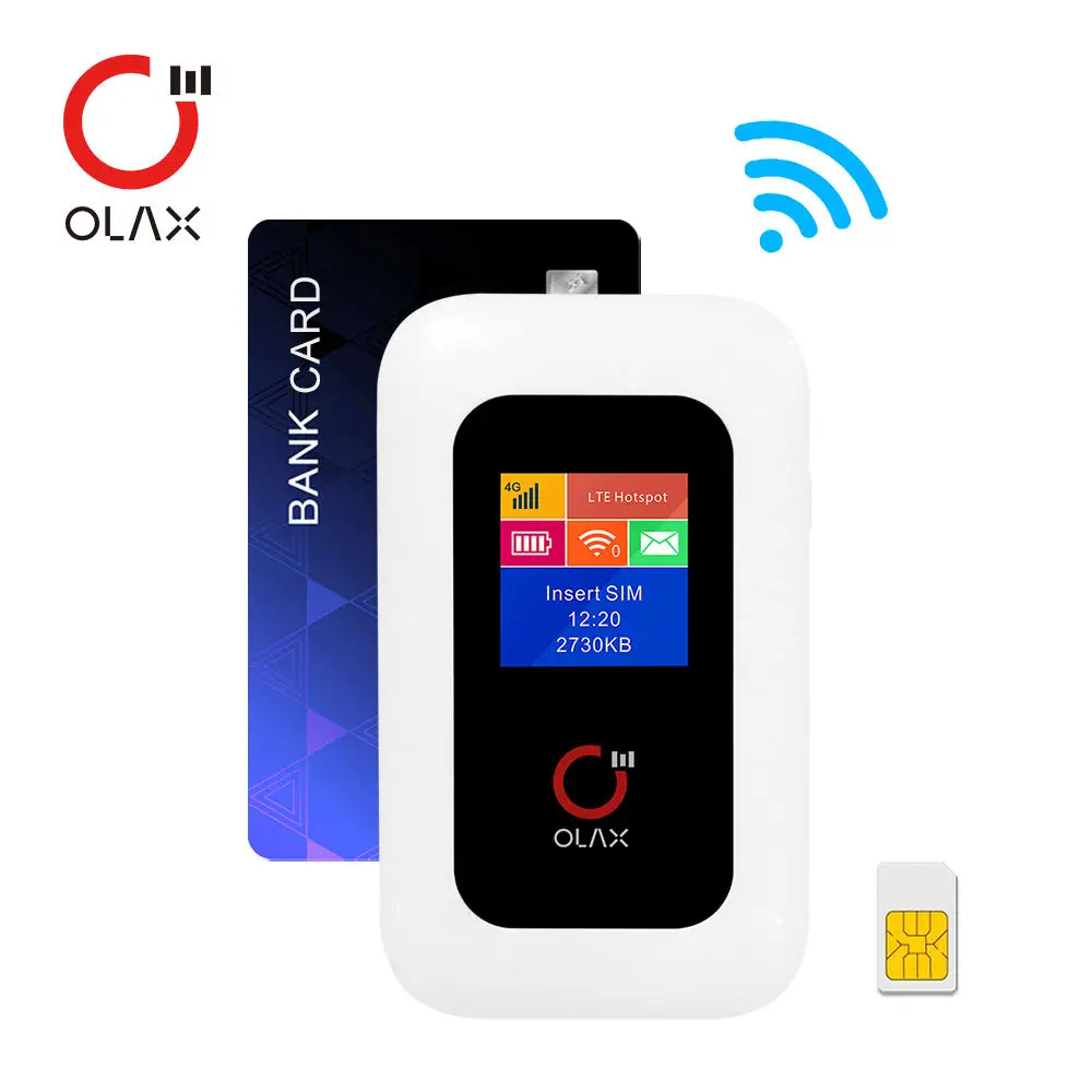 Olax 4G WiFi Pocket good quality 2100Mah battery Router 4G Wireless Mobile Mi-fi for Travel in Europe and Africa and Asia