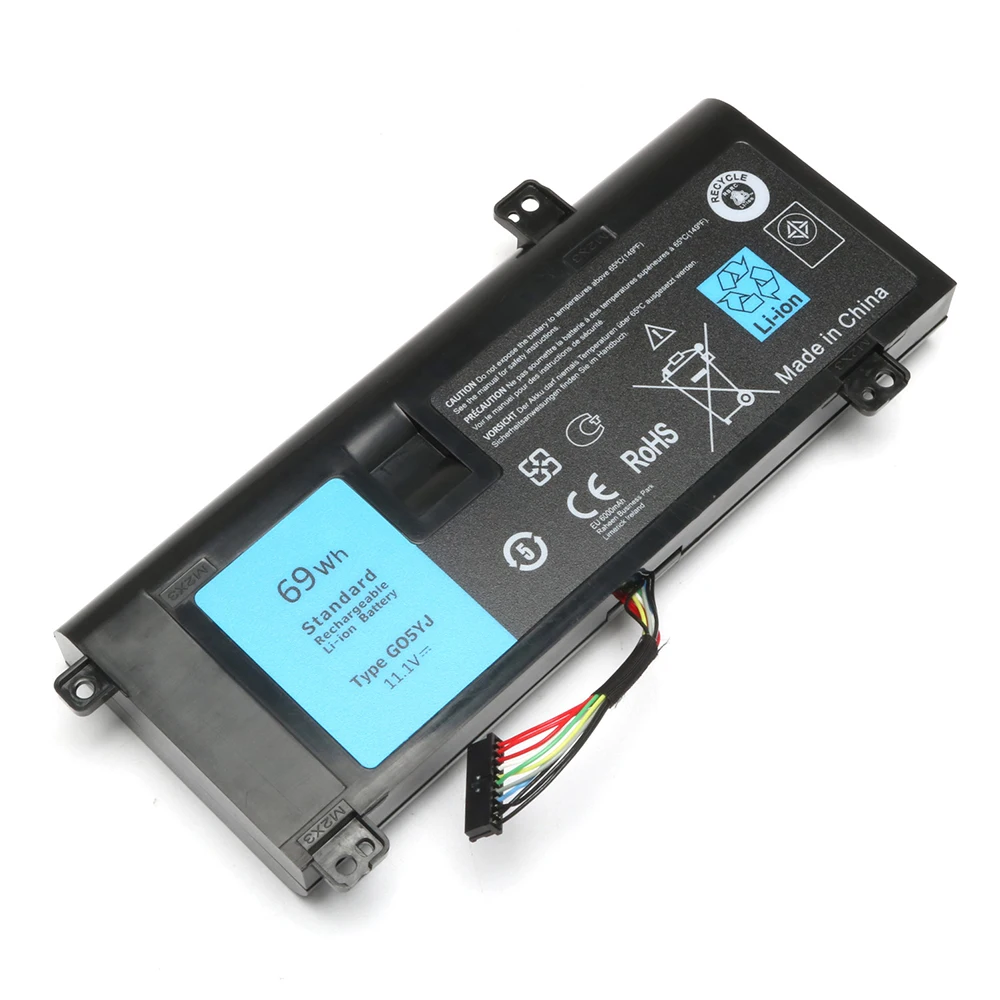Best selling OEM/ODM 6200mAh 11.1V 69WH G05YJ 0G05YJ Y3PN0 8X70T Laptop battery for Dell Alienware M14XR1 R2 R3 Notebook battery