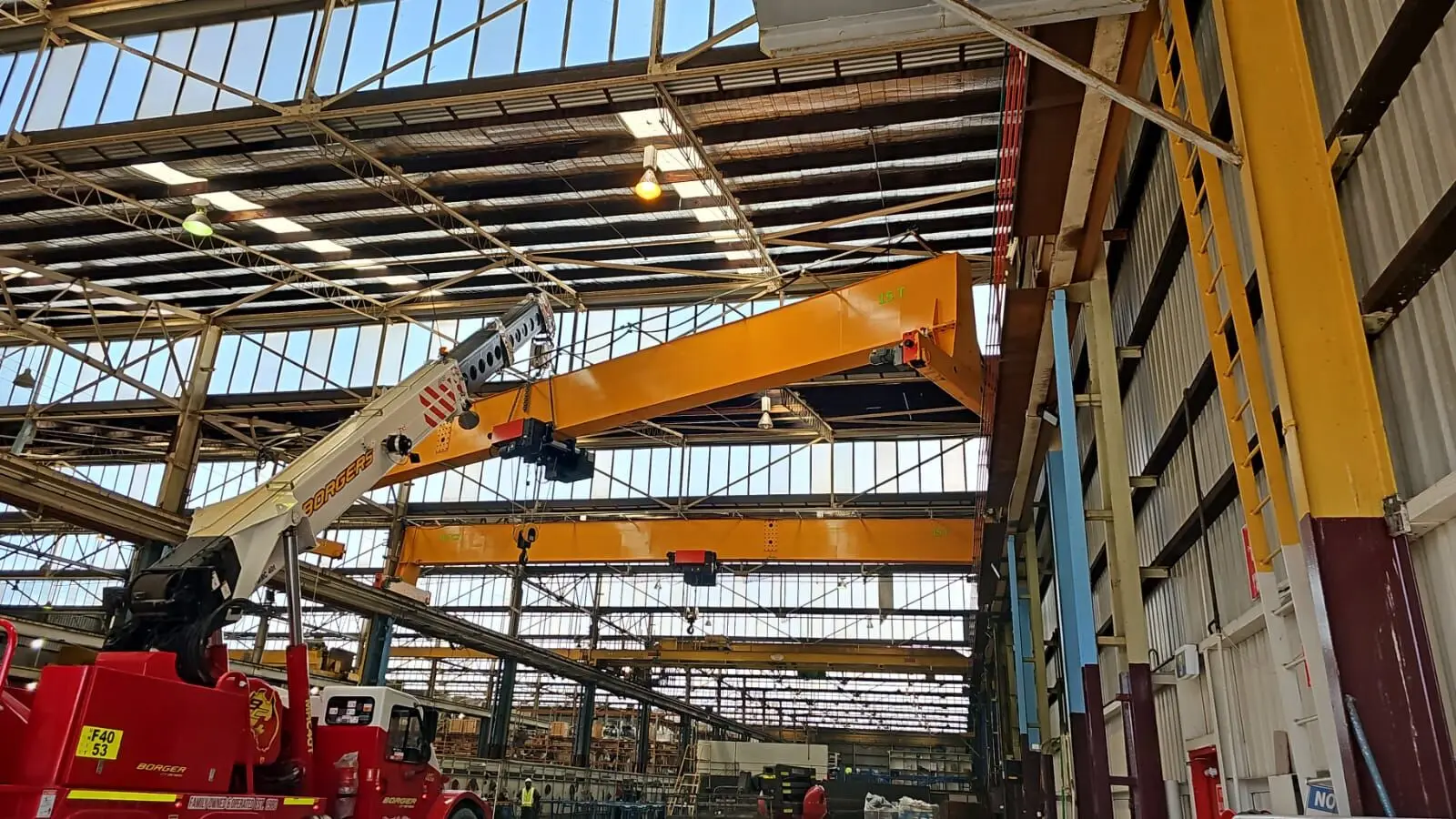 Hd explosion proof single girder low headroom overhead crane trolley hook 8ton 16ton price