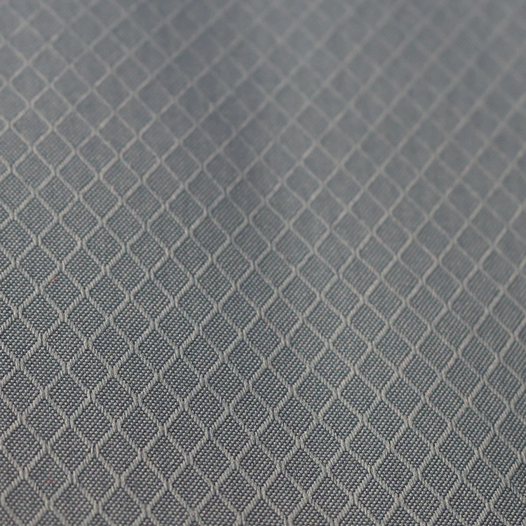 Ripstop Honeycomb Pattern 100% Polyester Oxford Fabric With TPE PVC PE Coated For Backpack