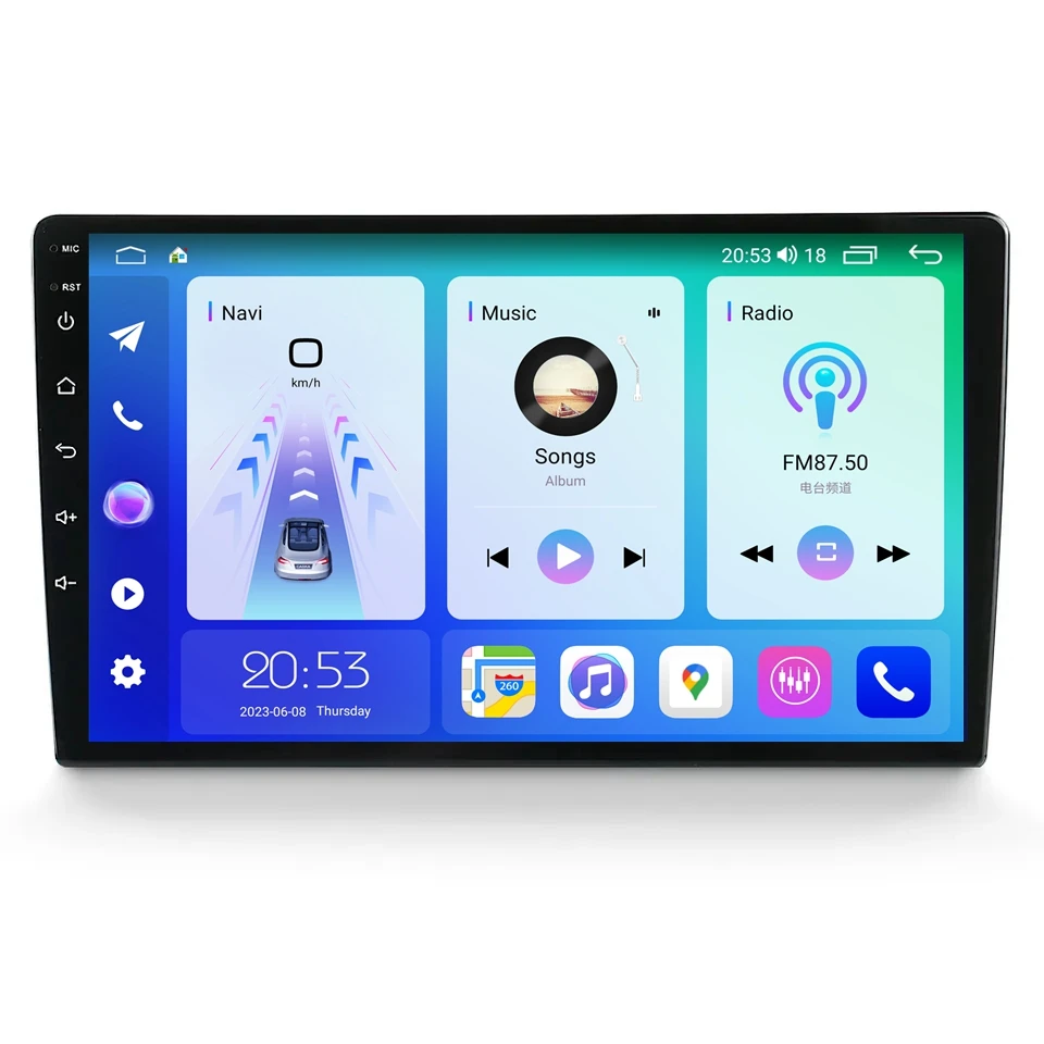 Автомагнитола на Android 12 10 дюймов 6 + 128 г