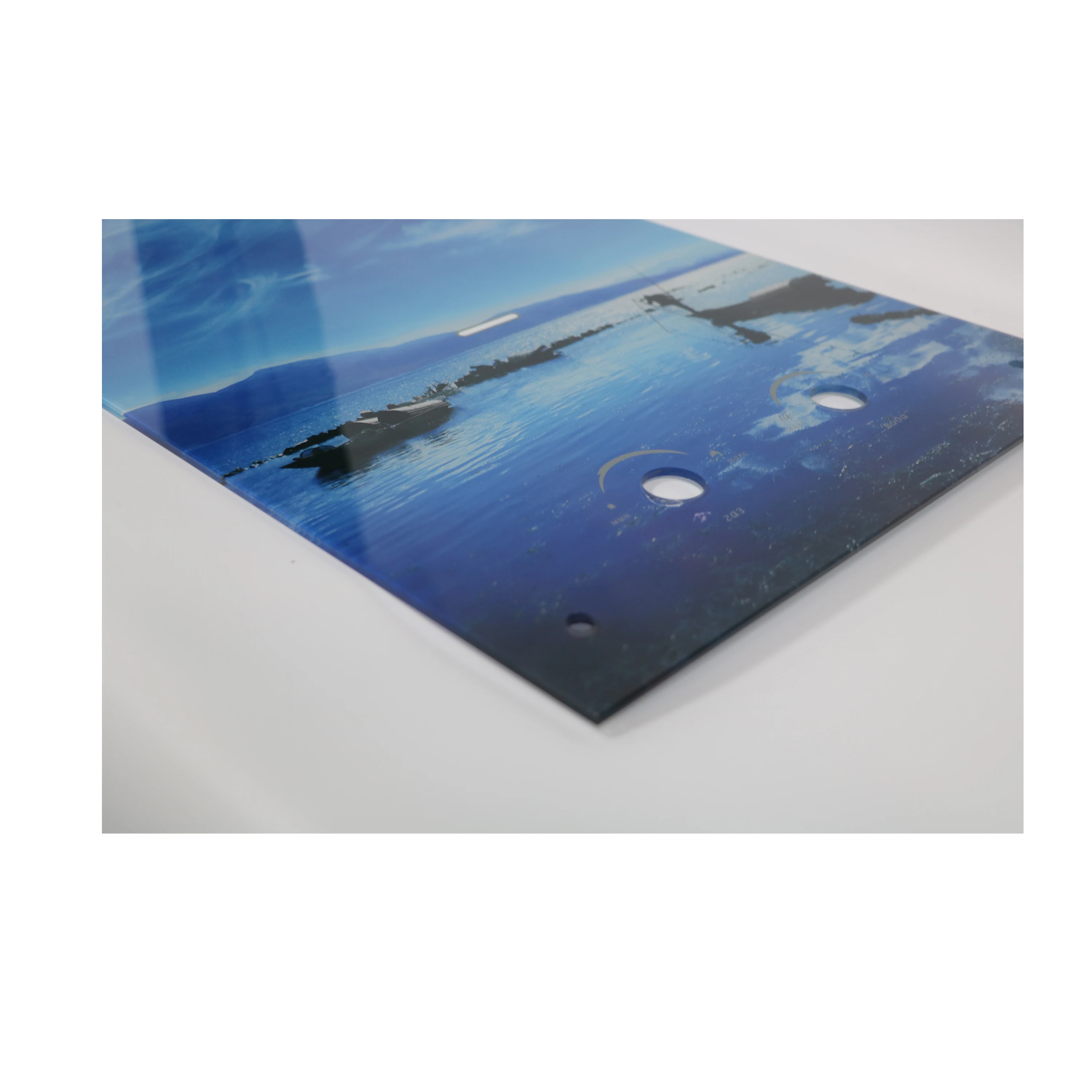 2mm Gas Water Heater Glass Panel Kitchen Tempered glass