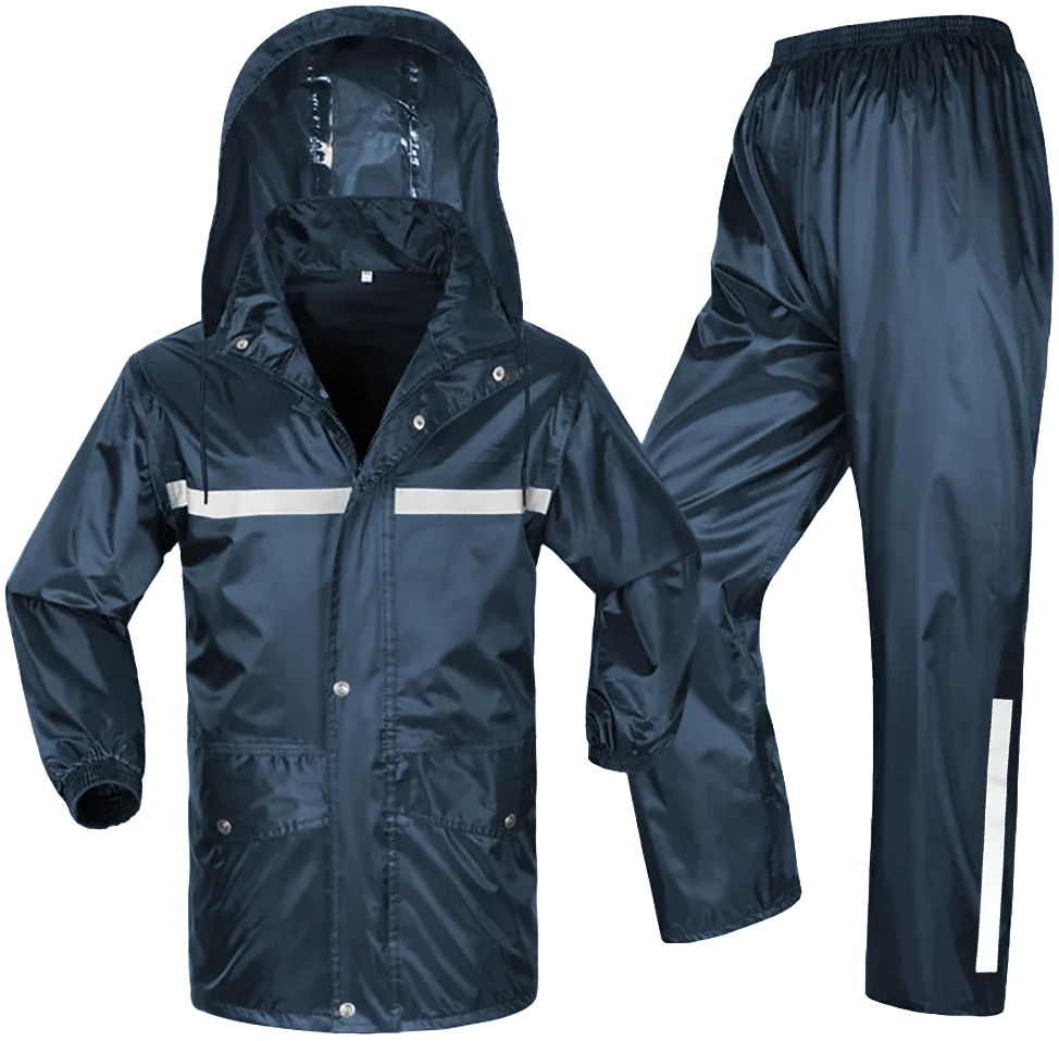 hot selling rain suit waterproof outdoor rainsuit men rainwear set rain coat suit motorcycle rain suits for men