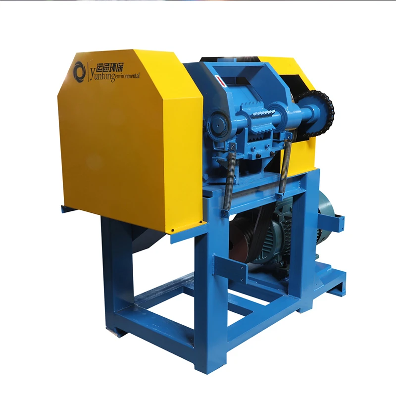tire recycle line to rubber  fabric cutting  bias curter crumb rubber tire processing equipment tyre crushing machine