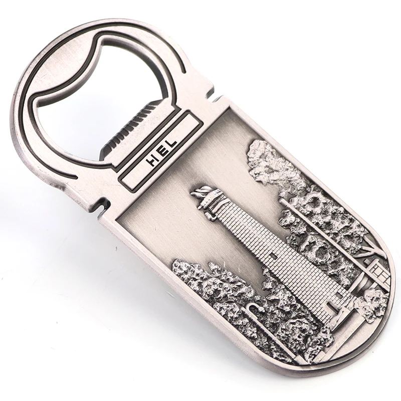 High Quality Personalized Finland Metal Tourist Souvenir 3D fridge magnet