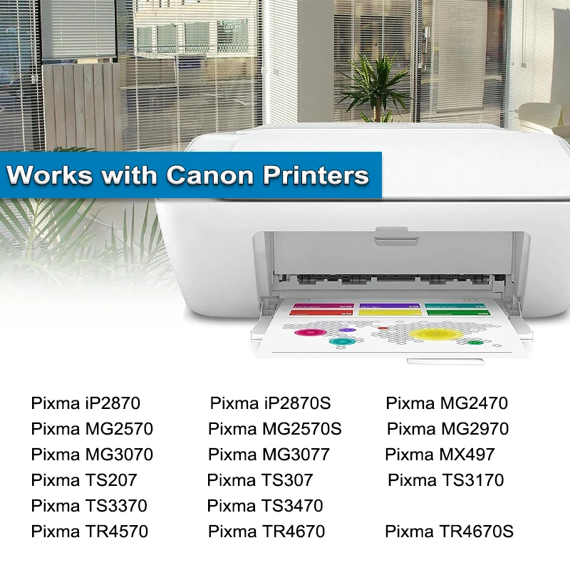 PG745XL CL746XL ink cartridge suit for Canon Pixma MG2470/2570/2570S/2970/3070/3077 Printer