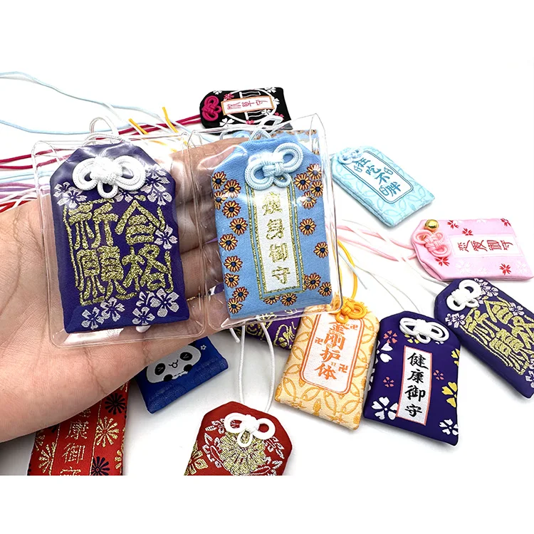YYX Cartoon Omamori Custom Lucky Charm Cute Creative Peace Charm With String Plastic Bag Packaging Healthy Beautiful Amulet