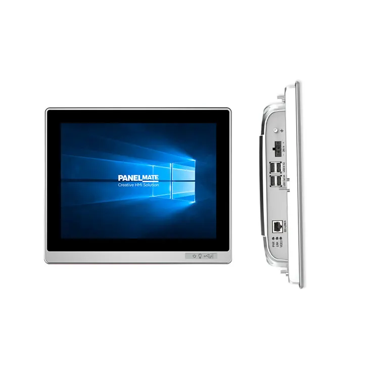 all in one computer touch panel pc industrial 15.6 inch 4G 8G in-time panel waterproof pc