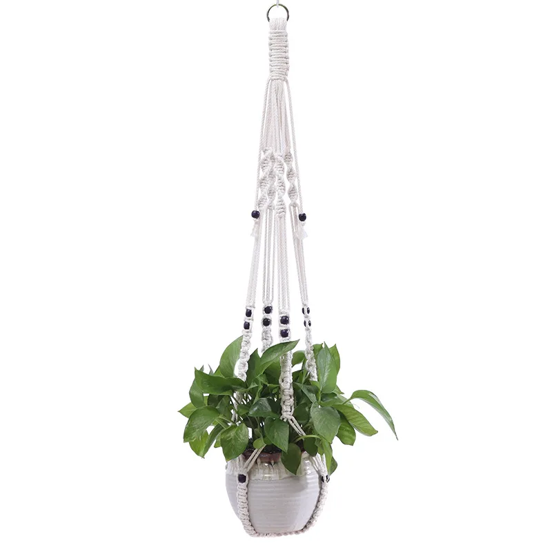  Plant Hangers Indoor Hanging Planter Basket and Wall Hooks Decorative Flower Pot Holder for Outdoor Home