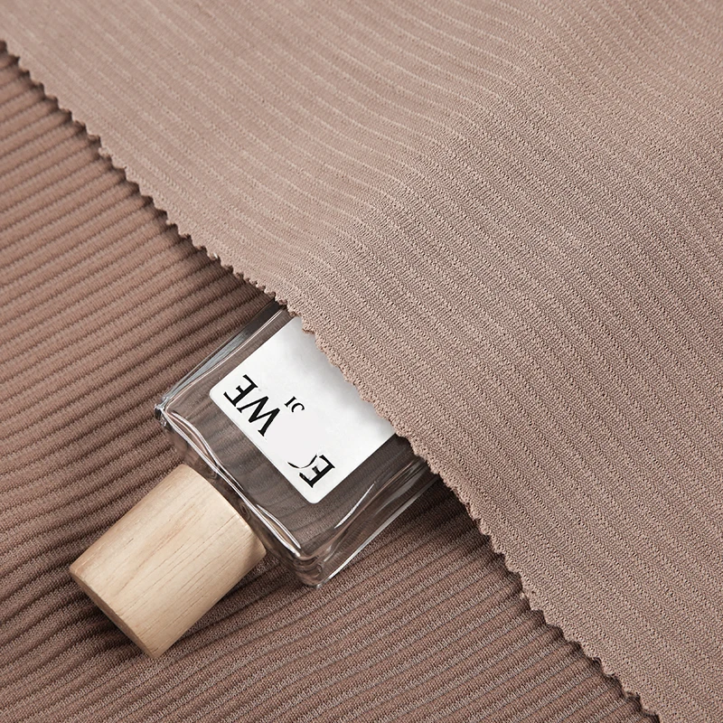 250g Single Lou Ti Bu Polyester Cotton-Like Step Knitted Fabric For Pants Hoodie And Jacket