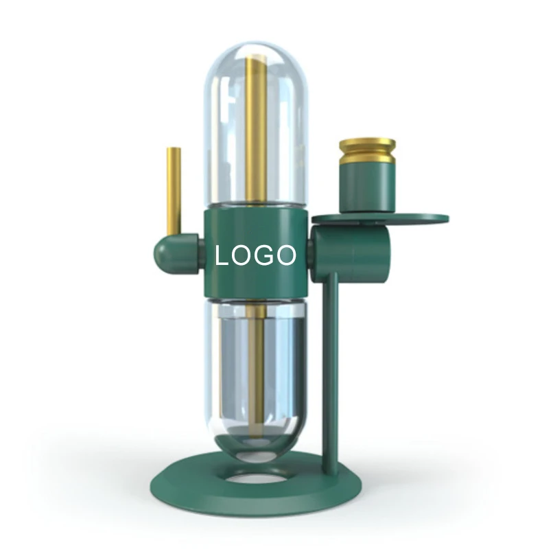 Portable Multi-Function Gravity Hookah Complete Set with 360 Rotating Glass hookah set