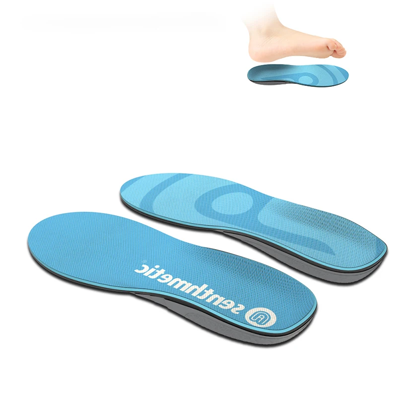 . Factory Wholesale Arch Support Sneaker Insoles Orthotics Hot Press Shoe Pad Shock Absorption Sports Insoles EVA