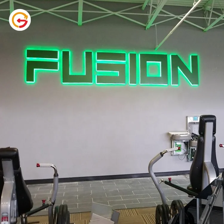 JAGUARSIGN Manufacturer Custom Company Indoor Wall Lettering Commercial LED Letters Indoor Lighted Sign
