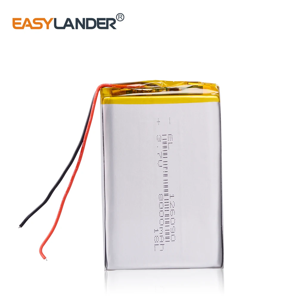 126090 3.7V lithium polymer battery 8000mah  large high capacity batteries