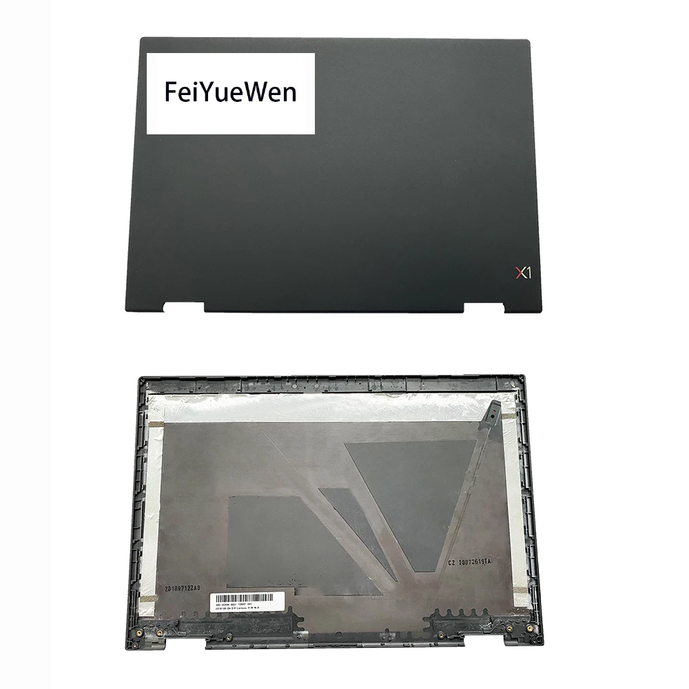 460.0CX0H.0001 For Lenovo X1 Yoga 3rd Gen 2018 20LD 20LE LCD Shell Lid Rear Cover Case 01AY947 Black GRsheet MAG ALfoil Not IR