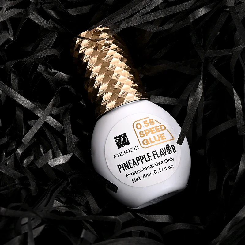 New Arrival Fienexi Korean Pineapple Flavor Waterproof and Oil Proof Adhesive  Lash For Eyelash Extension Glue