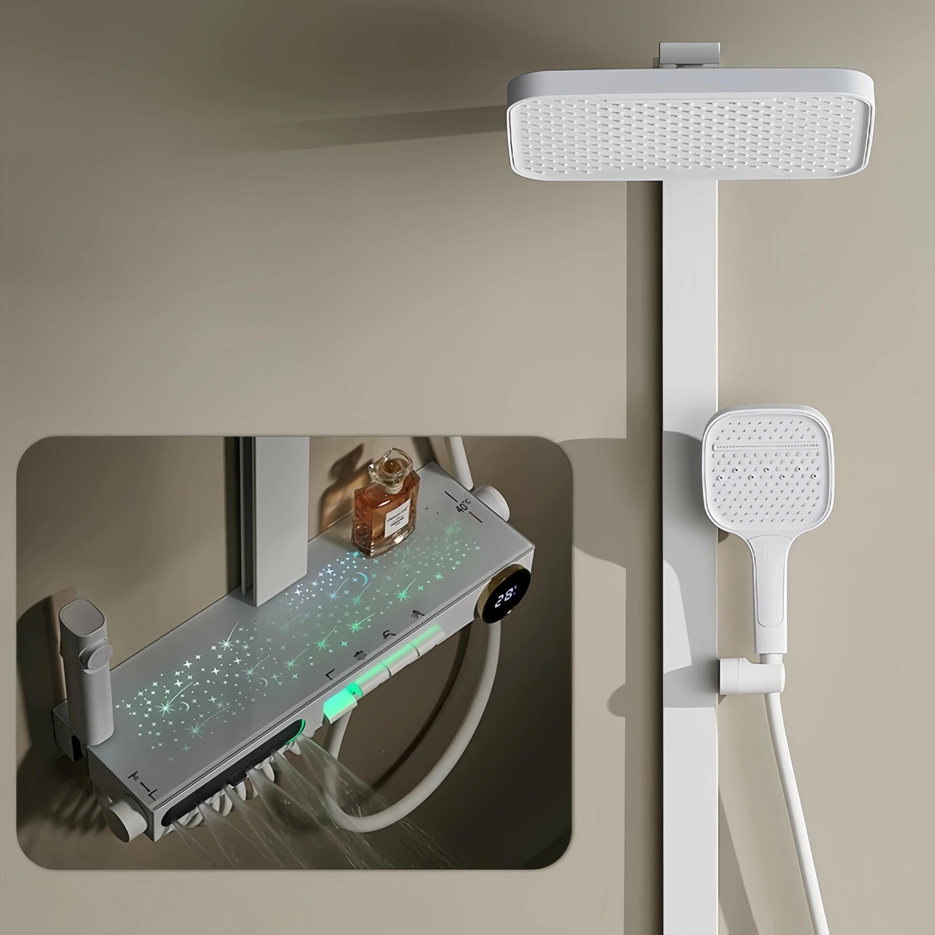 2024 Modern Style Starlight Design New Shower 1201QH Bath & Faucets for Bathroom