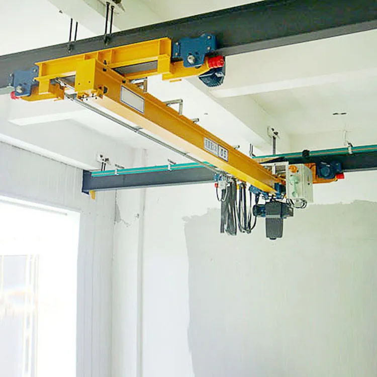 10 ton 5 ton 20 ton low headroom electric hoist lifting HD type single girder european bridge cranes