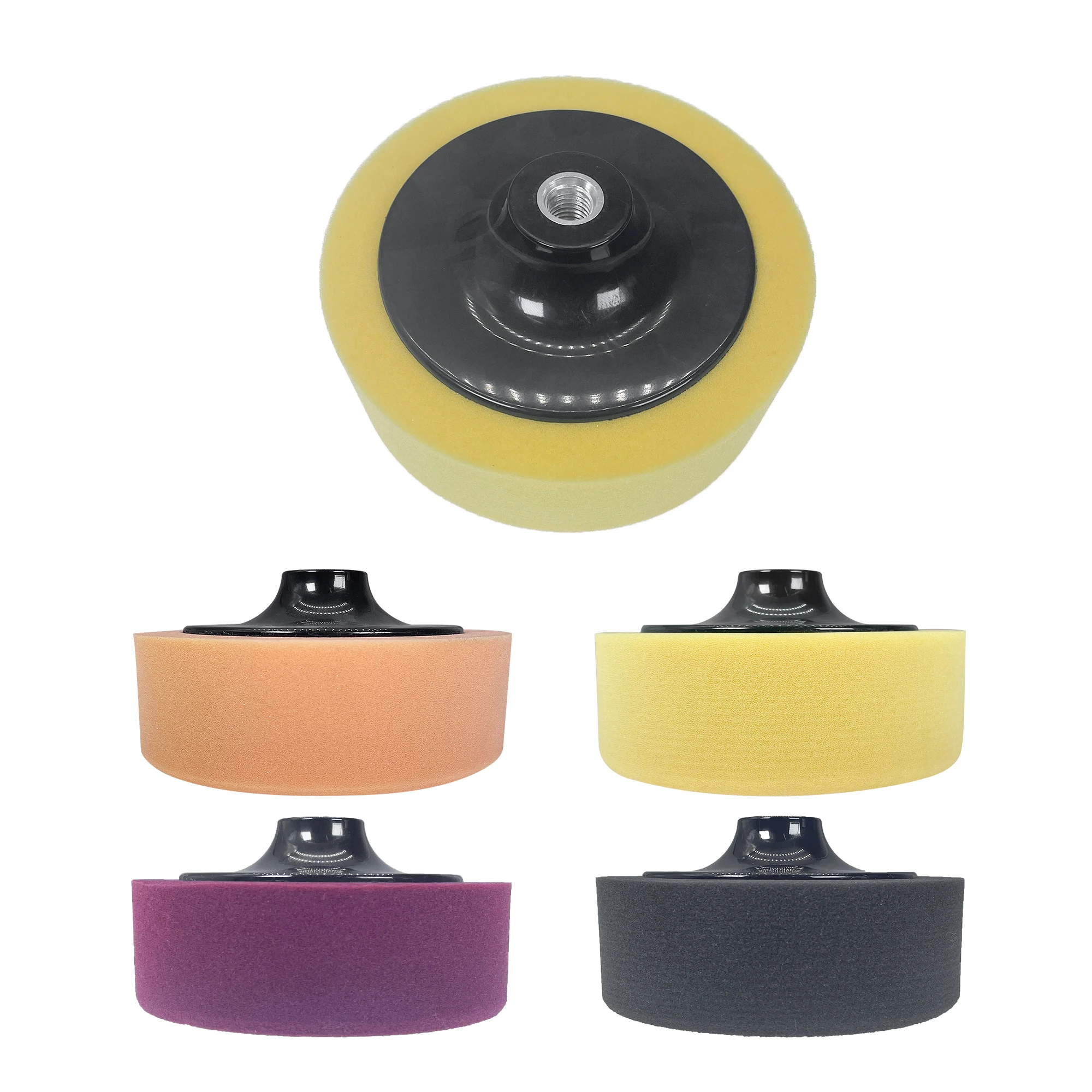 6 Inch M14 Sponge Wheel Polishing Waxing Pad Car Detailing Sponge Foam Polishing Pad