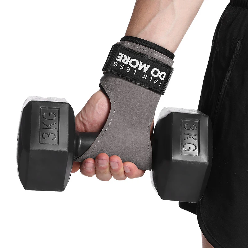 Aolikes Athletic Leather Weight Lifting Gloves Alternative Power Lifting Hooks Adjustable Neoprene Padded Wrist Support Straps