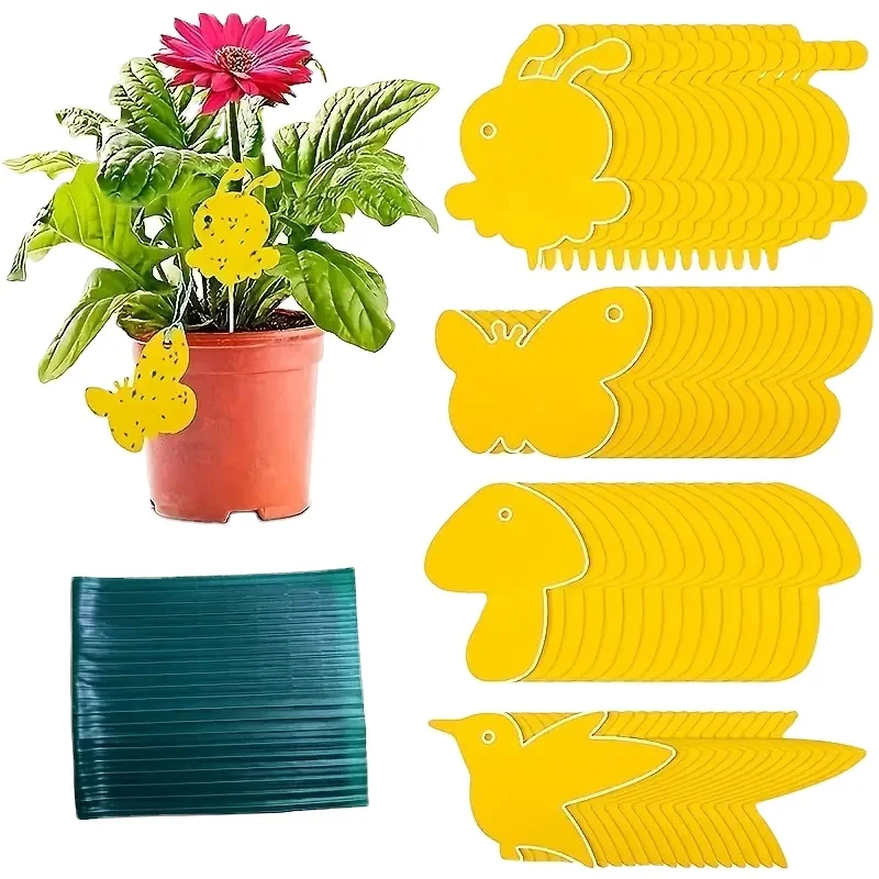 Factory Supply Double Sided Different Shape Super Sticky Insect Trap Yellow Sticky Insect Catcher Traps Sticky Fly Trap