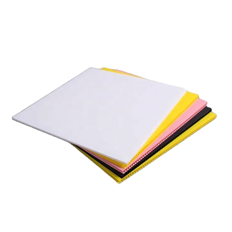 
Customized 4x8 virgin pp corflute roofing sheet hollow sheet Wantong board corrugated pp plate sheet from China 