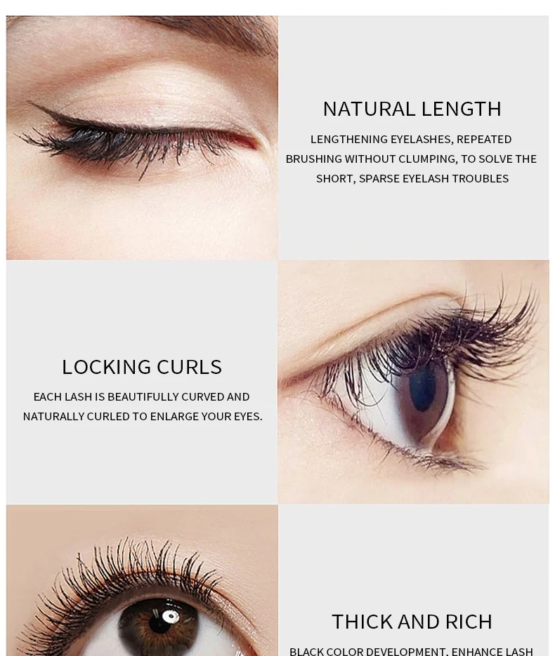 Ochain New Design False Eyelash Effect Double Sided Eye Lashes Mascara