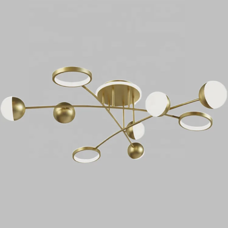 Creative Led Pendant Lights Nordic Modern Acrylic Design Chandeliers Light Post-modern Plexiglass Ceiling Chandelier
