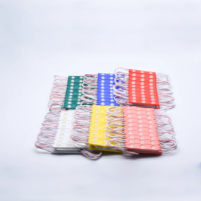 high power 12v 3 leds module 1.5w outdoor 2835 sign module smd 5730 light box injection led modules