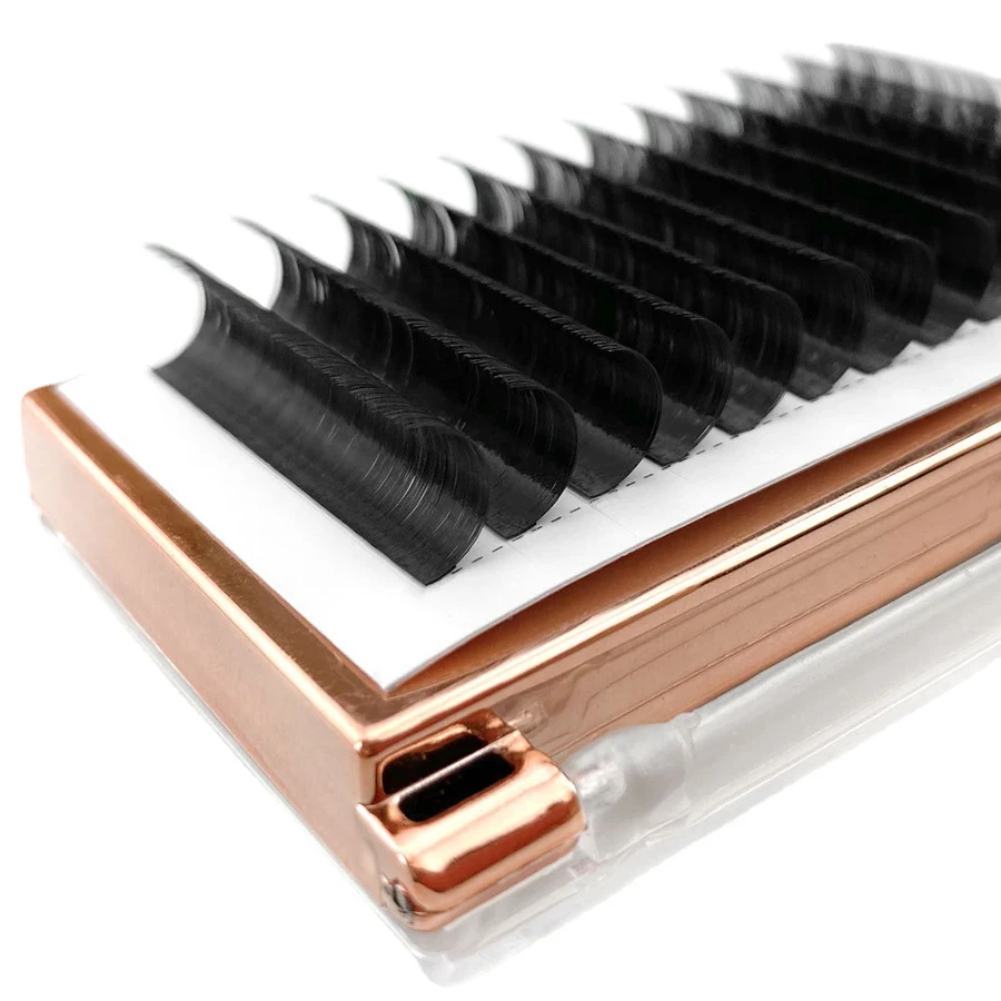 individual lashes wholesale matte black lash extensions hand made volume mink individual silk eyelash extensions