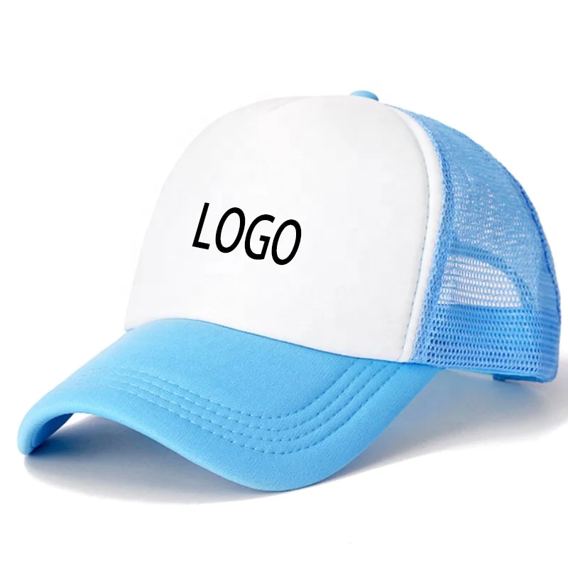 2024 Polyester Red Mesh Cap Adjustable Sublimation Blank Hats Baseball Caps for Outdoor