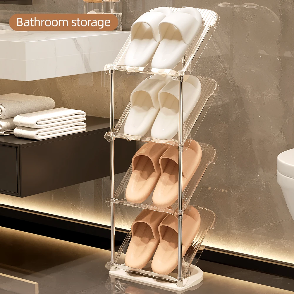 Multi-Storage Plastic Shoe Rack Cabinet Pet Material Organizer for Home Room Balcony Wardrobe Kitchen Bathroom
