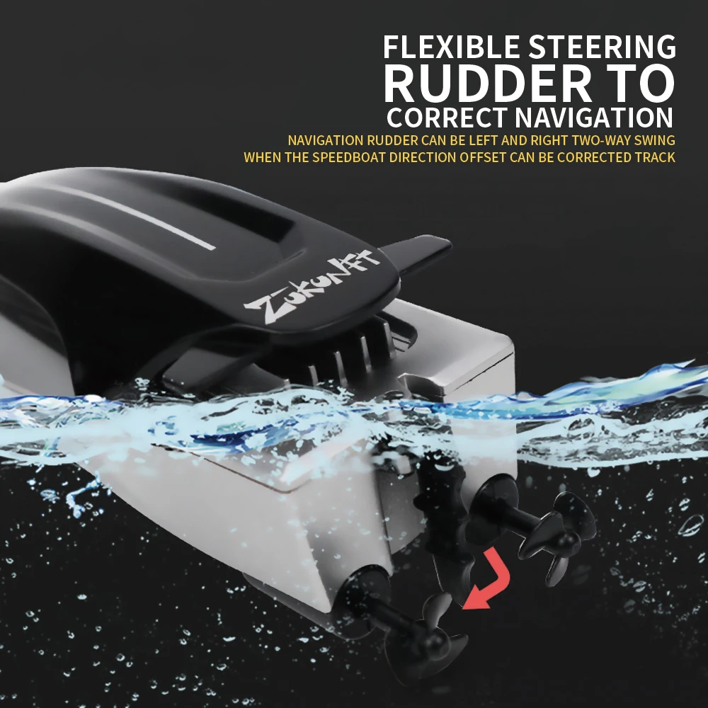 Qilong Rowing Boats Toys Rc Boat Ship Waterproof Mini Electric Remote Control Boat With Light Radio Control Toys Ship For Kids