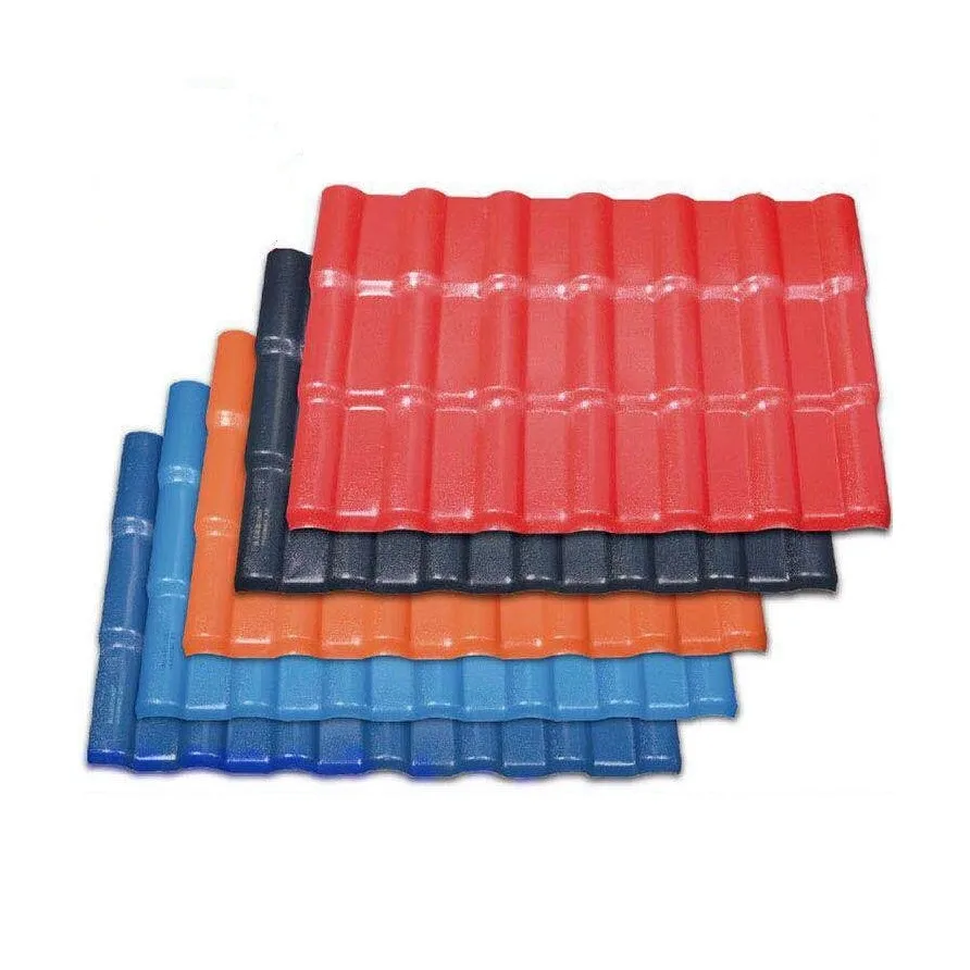 Sound Insulation Plastic Roofing Sheet Material Covering Shingles Resin Royal Pvc Tile Roof